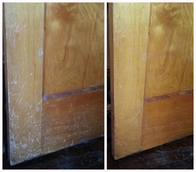 Watco Before and After - Arts and Crafts Door