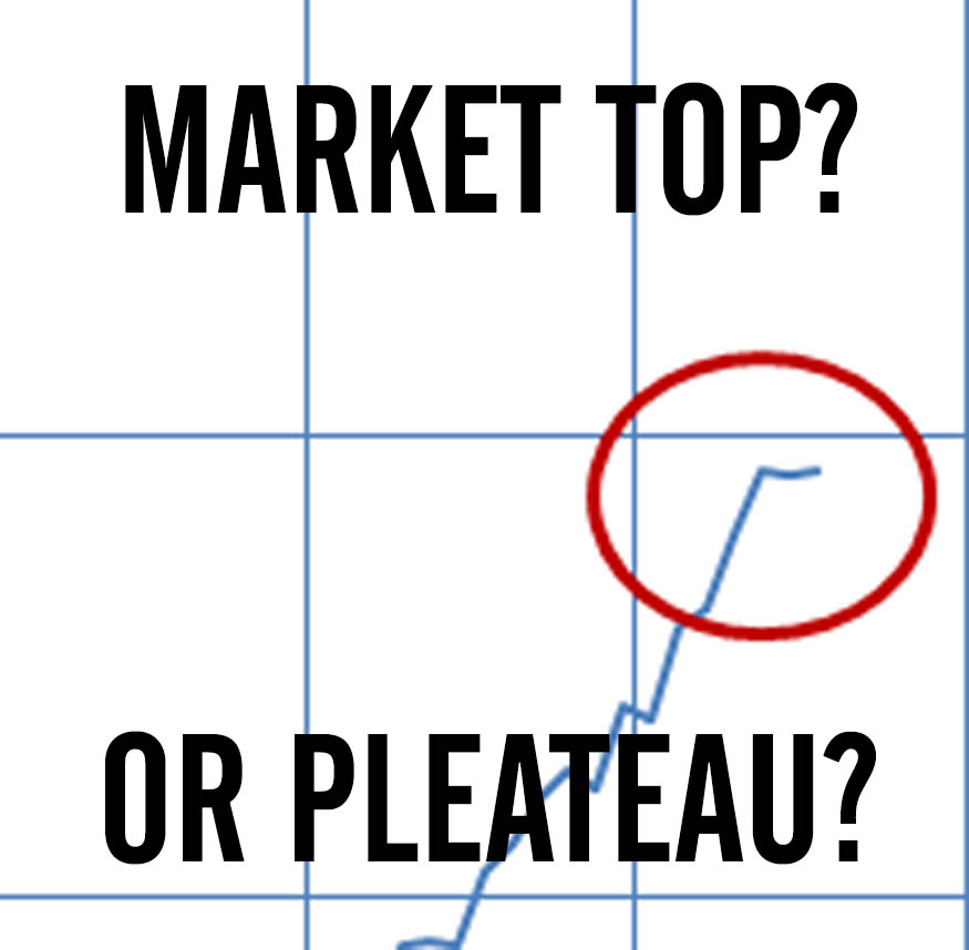 CHART OF THE DAY: Market Top? Or Plateau?