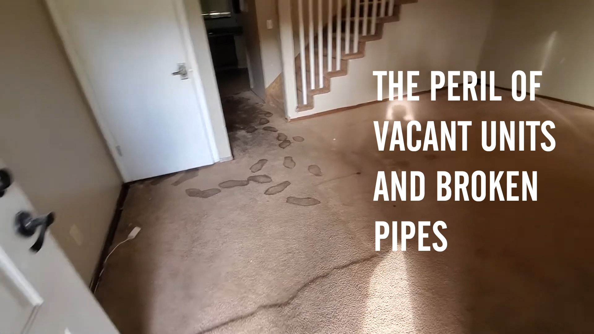 VIDEO:  The Peril of Vacant Units and Broken Pipes